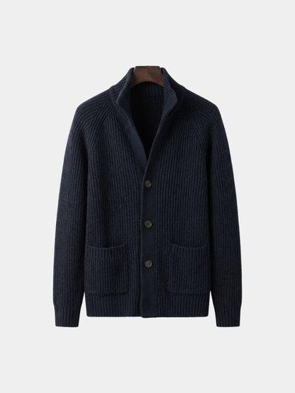 Classic Heritage Botton Knit Jacket - Cross & Crown