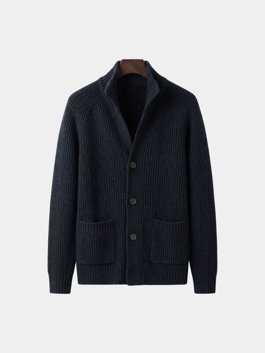 Classic Heritage Botton Knit Jacket - Cross & Crown
