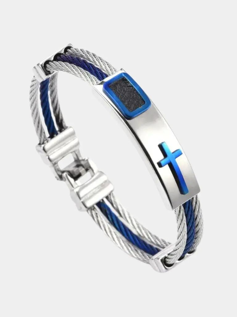 Vintage Cross Bracelet - Cross & Crown