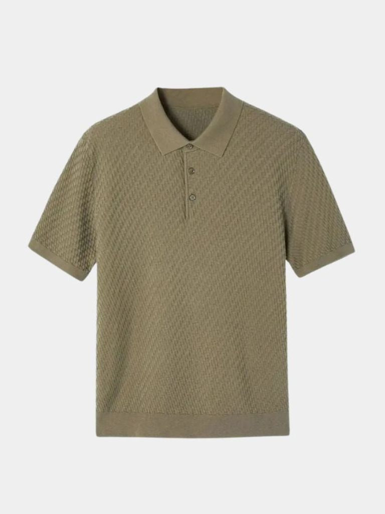 Elegant Cotton Polo T-Shirt - Cross & Crown