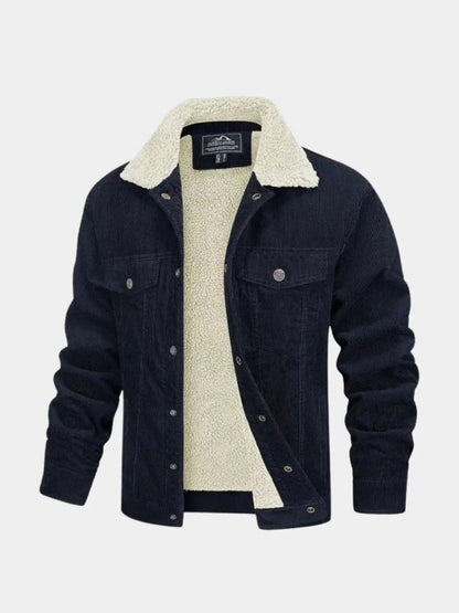 Heritage Corduroy Sherpa Jacket - Cross & Crown