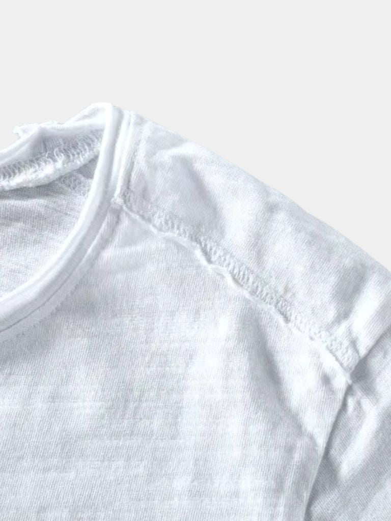 Essential Vintage Cotton Long Sleeve Tee - Cross & Crown