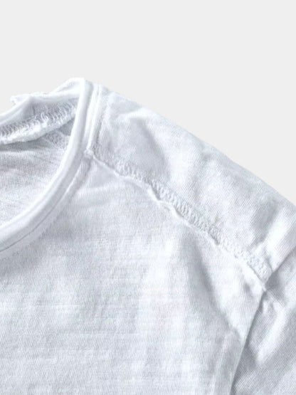 Essential Vintage Cotton Long Sleeve Tee - Cross & Crown