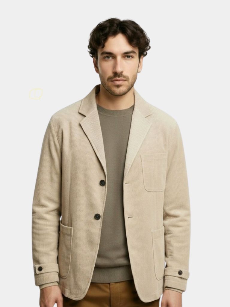 Corduroy Winter Blazer - Cross & Crown