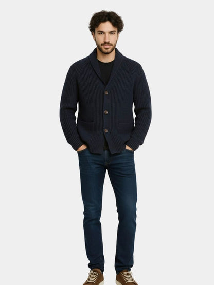 Classic Heritage Botton Knit Jacket - Cross & Crown