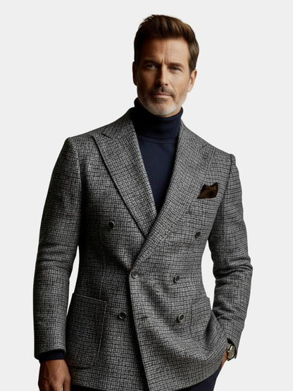 Regent Double Breasted Blazer - Cross & Crown