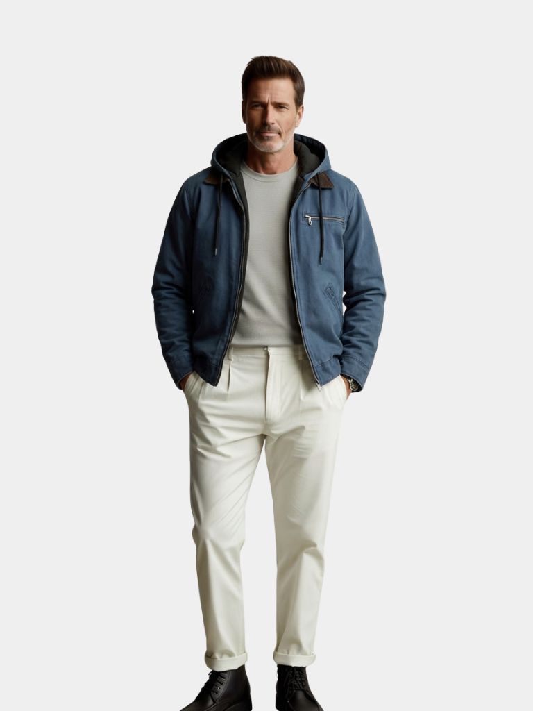 Essential Hooded Work Jacket - Cross & Crown