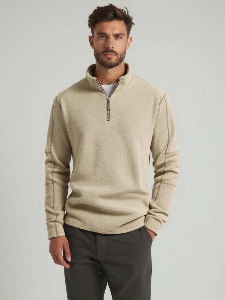 Alpine Quarter-Zip Sweater - Cross & Crown