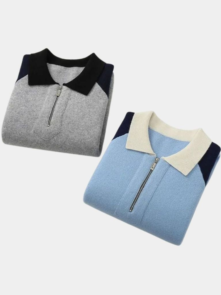 Essential Polo Sweater - Cross & Crown