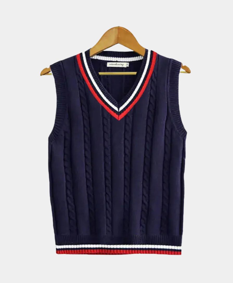 Old Money Essential Knit Vest - Cross & Crown