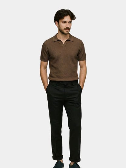 Brownstone Polo Shirt – Cross & Crown