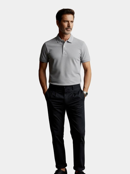Steel Grey Polo – Cross & Crown