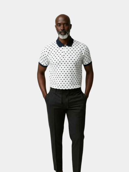 Belmont Navy Polo - Cross & Crown