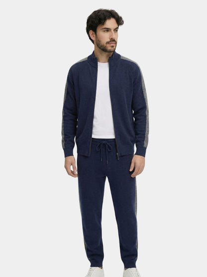 Navy Heritage Cashmere Set – Cross & Crown