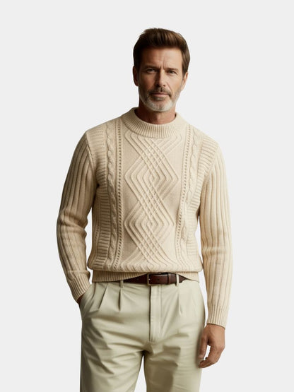 Minimalist Textured Sweater - Cross & Crown