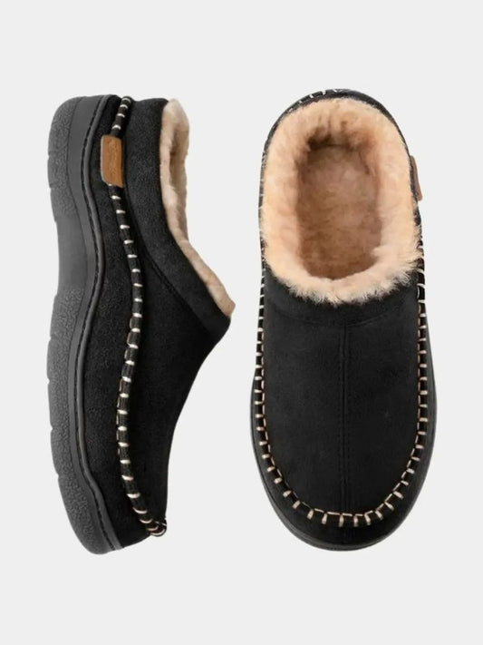Heritage Luxe Lined Slippers - Cross & Crown