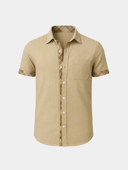 Ocean Detail Casual Shirt - Cross & Crown