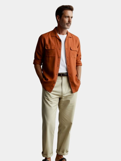 Minimalist Long Sleeve Shirt - Cross & Crown