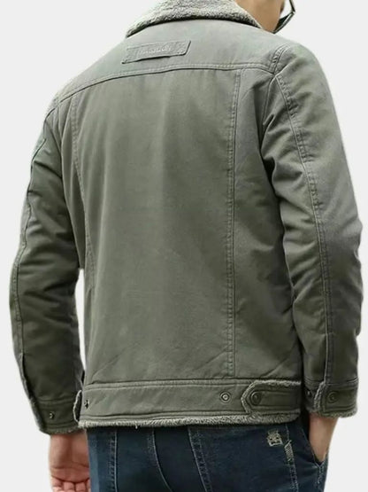 Vintage Military Aviator Jacket - Cross & Crown