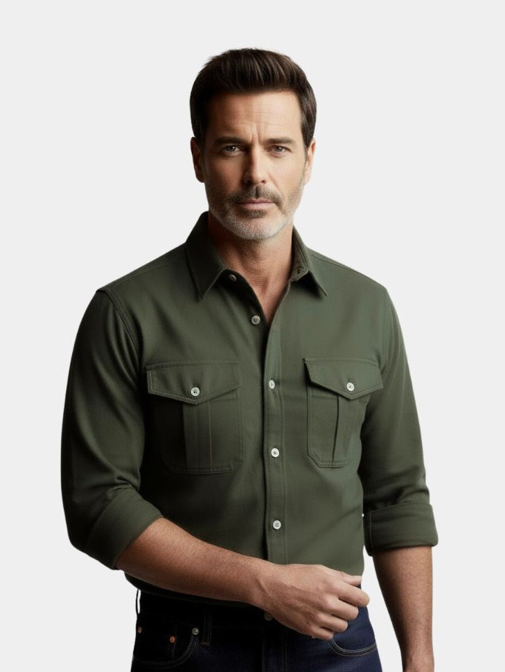 Vintage Long Sleeve Shirt - Cross & Crown