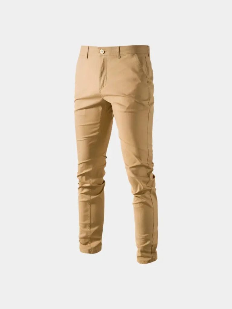 Pantalones informales de corte ajustado - <tc>Cross & Crown</tc>
