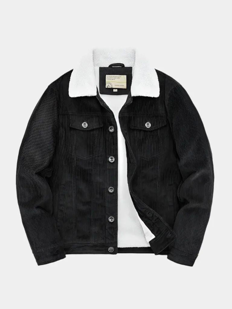 Chaqueta de pana vintage minimalista - <tc>Cross & Crown</tc>