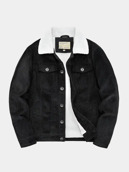 Chaqueta de pana vintage minimalista - <tc>Cross & Crown</tc>