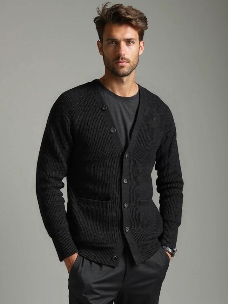 Essential Knit Cardigan - Cross & Crown