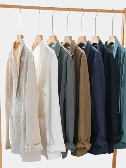 Oldbrook Summer Linen Blazer - Cross & Crown