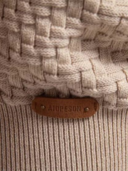 V Neck Knitwear Cardigan - Cross & Crown