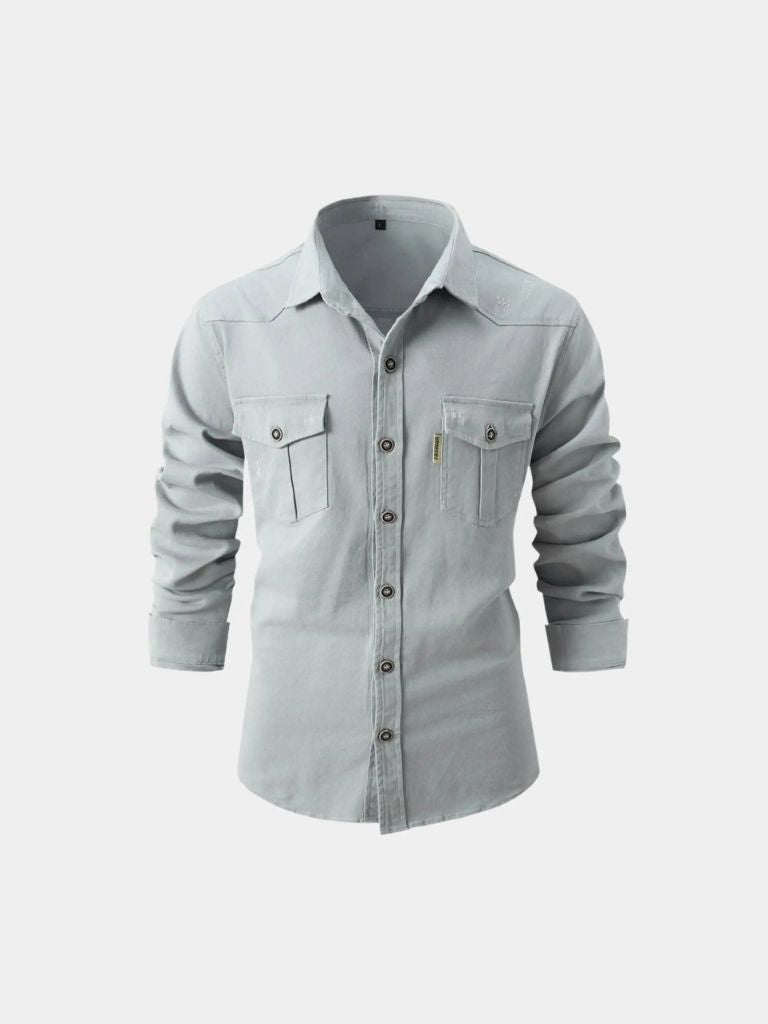 Camicia casual moderna da uomo - <tc>Cross & Crown</tc>