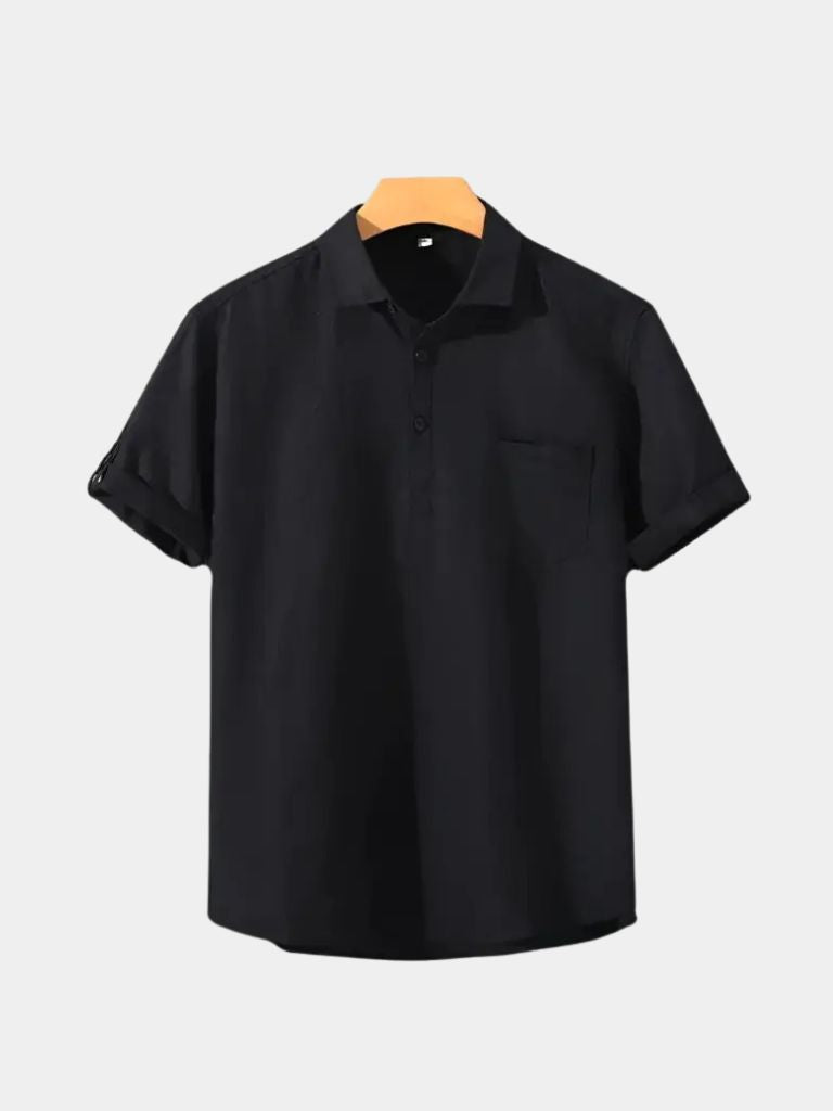 Polo Essential in Lino - <tc>Cross & Crown</tc>