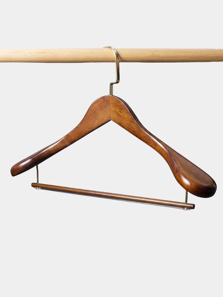 Premium Wood Hanger Set - Cross & Crown