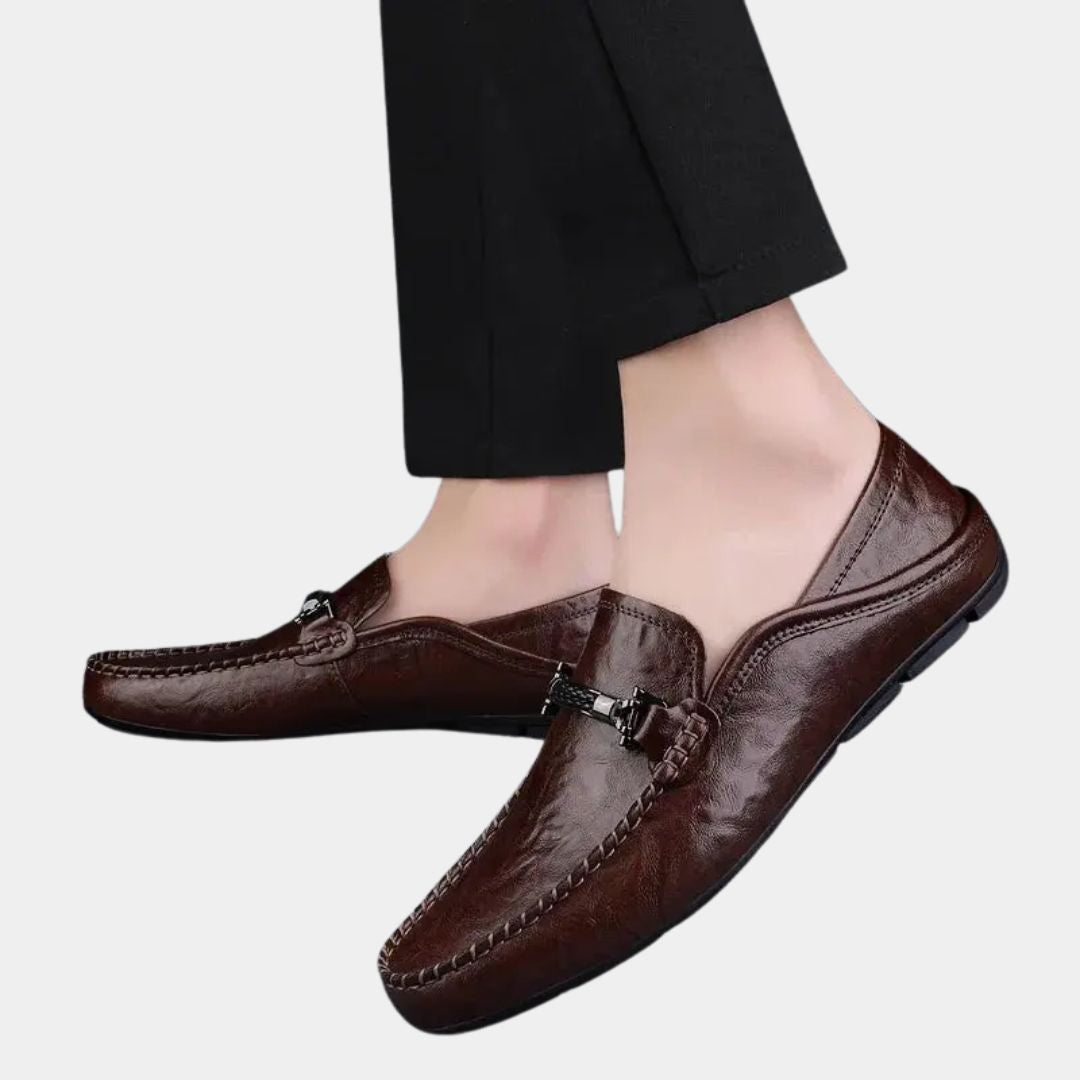 Belgravia Leather Loafers - Cross & Crown