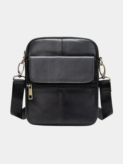 Essential Leather Shoulder Bag - Cross & Crown