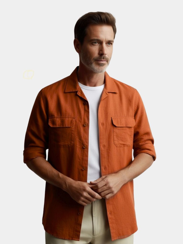 Minimalist Long Sleeve Shirt - Cross & Crown