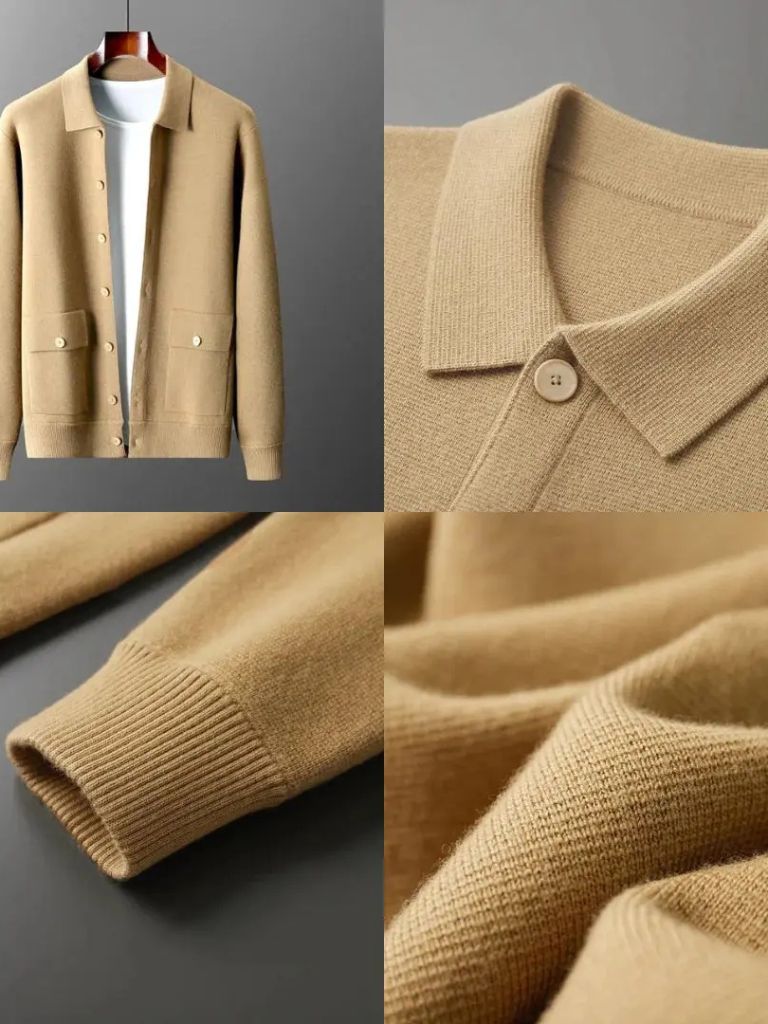 CHAQUETA 100% CASHMERE