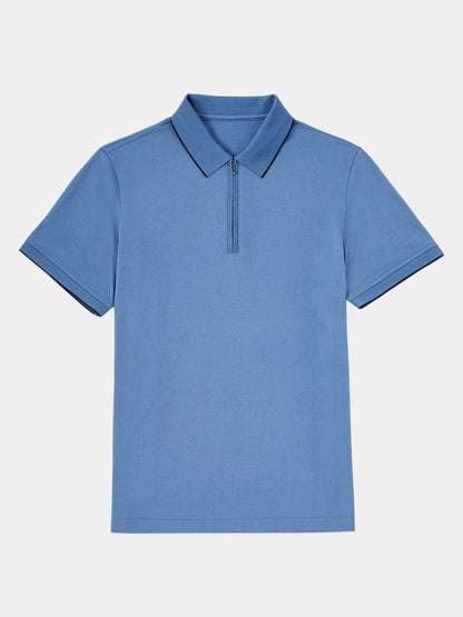 Regis Quarter Zip Polo – Cross & Crown