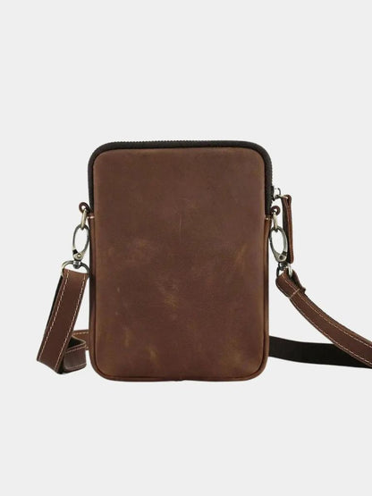 Minimalist Crossbody Leather Bag - Cross & Crown