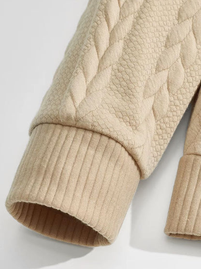 Timberline Long Collar Knit Sweater - Cross & Crown