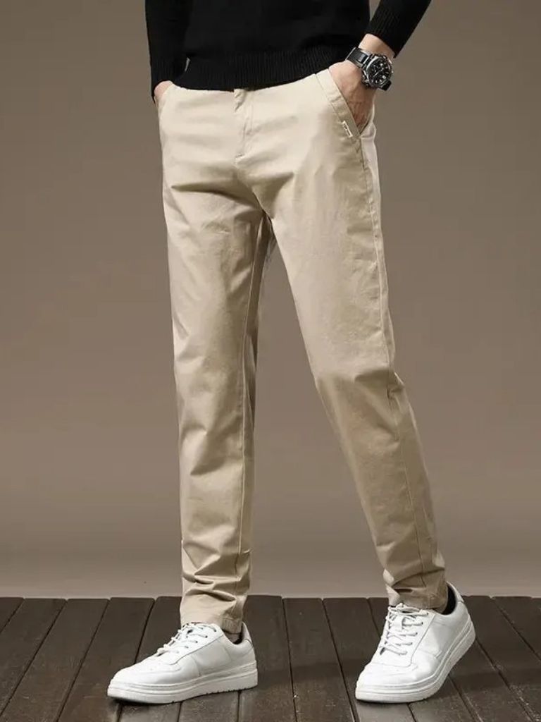 Essential Straight Trousers - Cross & Crown