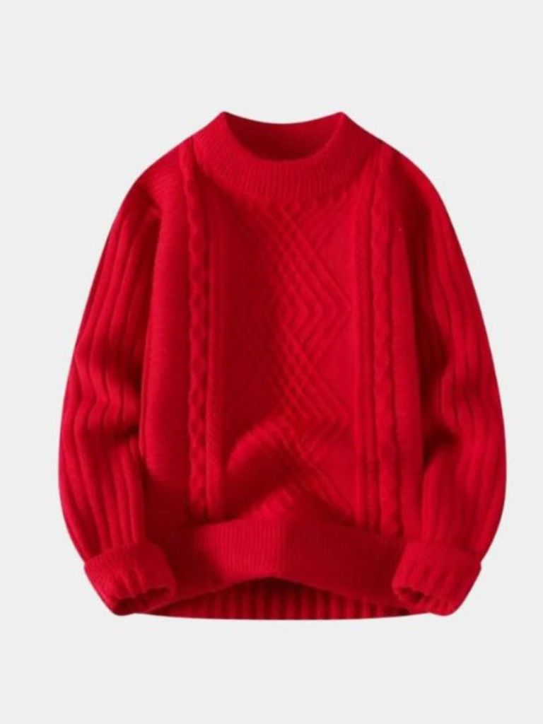 Minimalist Textured Sweater - Cross & Crown