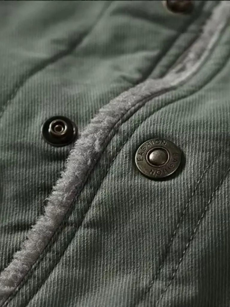 Vintage Military Aviator Jacket - Cross & Crown