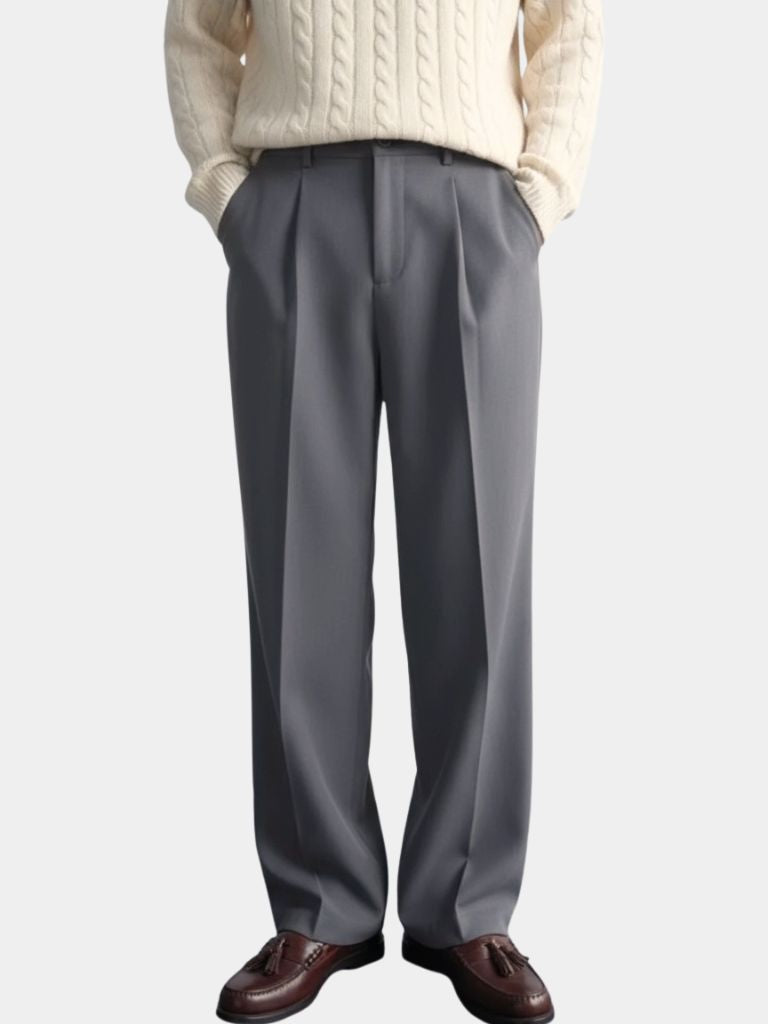 Minimalist Old Money Trousers - Cross & Crown