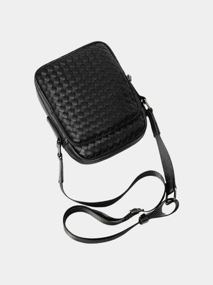 Braided Heritage Shoulder Bag - Cross & Crown