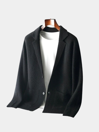 Laurent Italian Cashmere Blazer - Cross & Crown