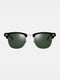 Matte Black with Green