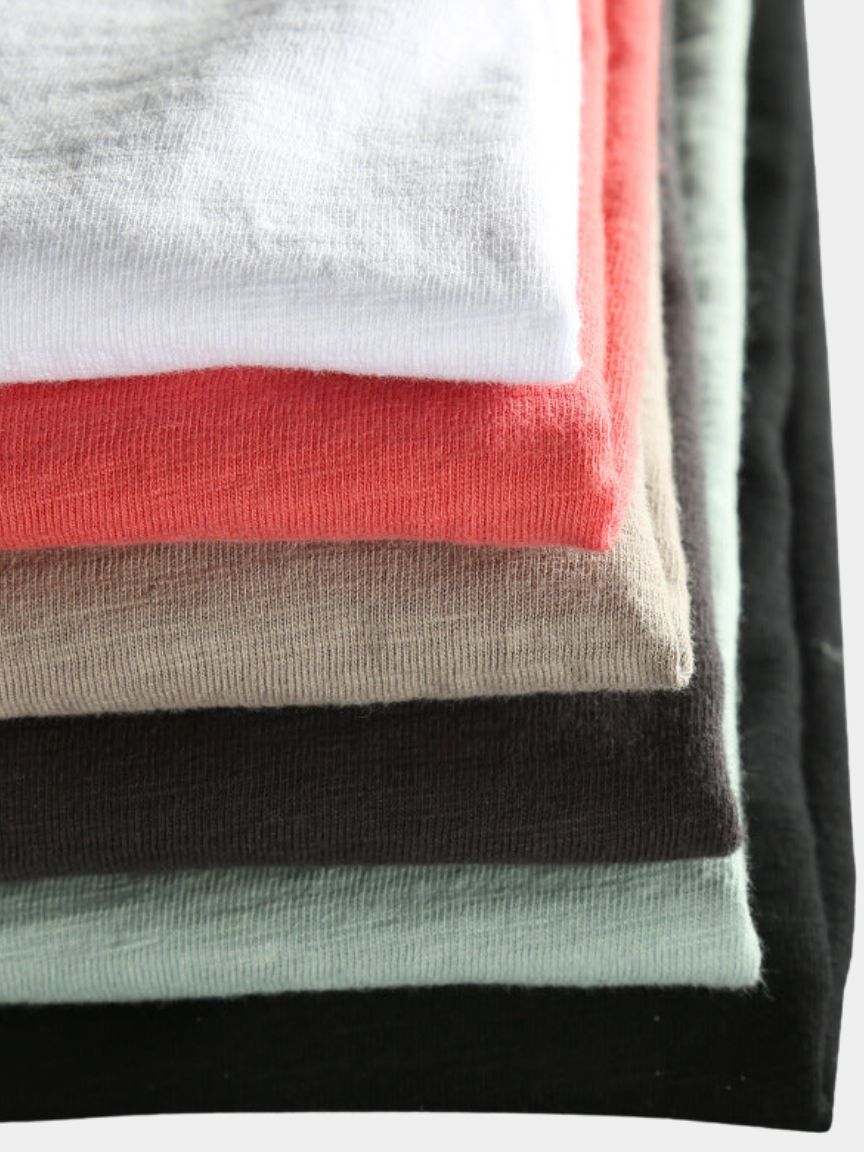 Essential Vintage Cotton Long Sleeve Tee - Cross & Crown