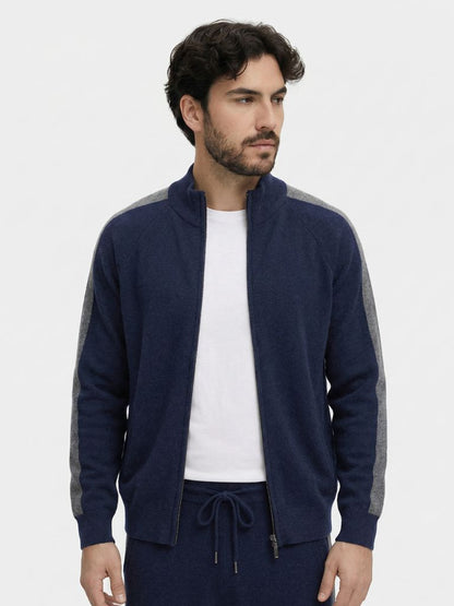 Navy Heritage Cashmere Set – Cross & Crown