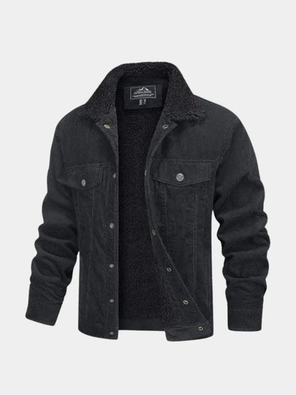 Heritage Corduroy Sherpa Jacket - Cross & Crown
